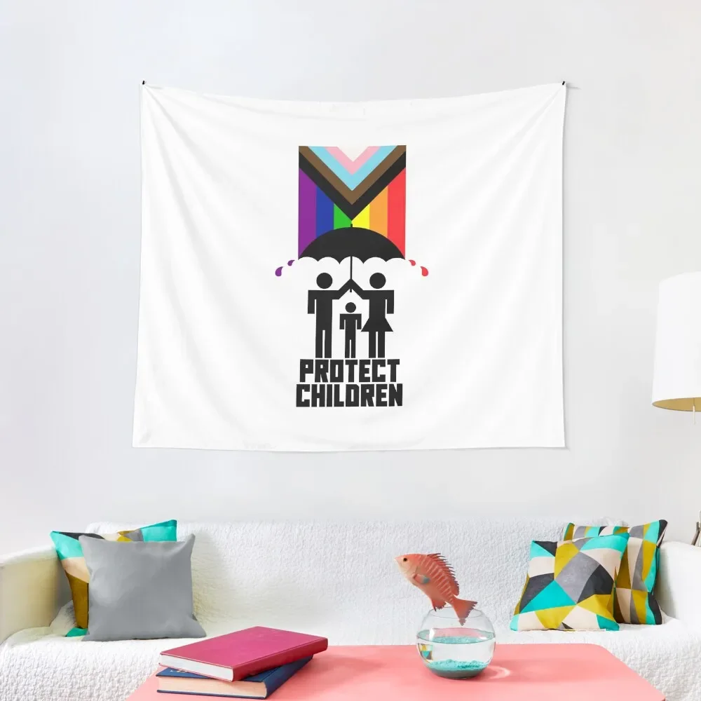 Protect Children Parents holding an umbrella to protect their child from the LGBTQIA+ flag Tapestry Wallpaper Bedroom Tapestry
Protect Children Parents holding an umbrella to protect their child from the LGBTQIA+ flag Tapestry Wallpaper Bedroom Tapestry