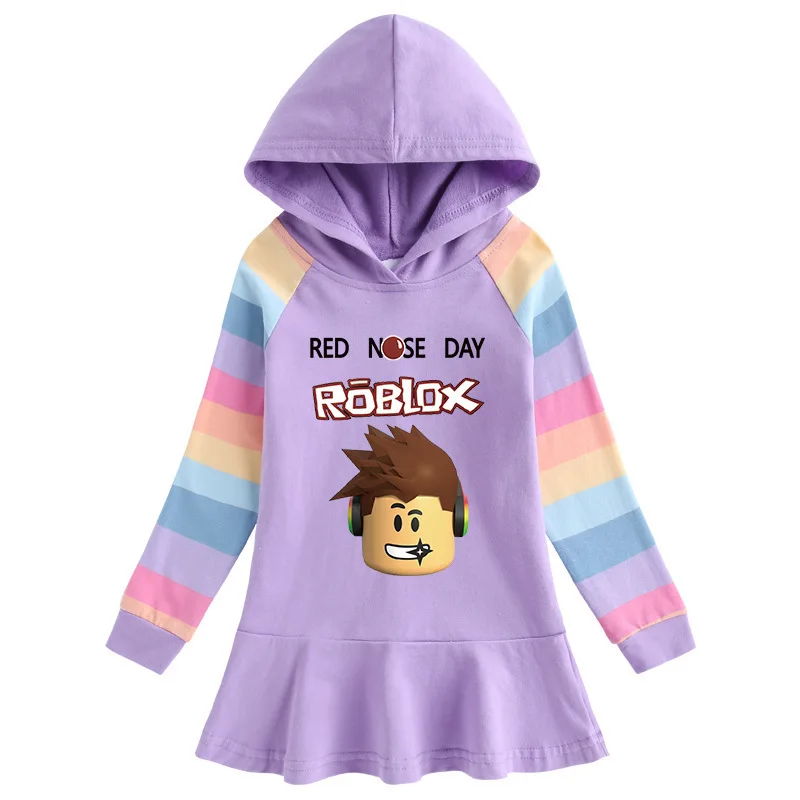 Hot Cute Spring Autumn Roblox Game New Cartoon Rainbow Girls Dress Kids Long Sleeve Hooded Sweatshirt Princess Dress Kids Gift
Hot Cute Spring Autumn Roblox Game New Cartoon Rainbow Girls Dress Kids Long Sleeve Hooded Sweatshirt Princess Dress Kids Gift