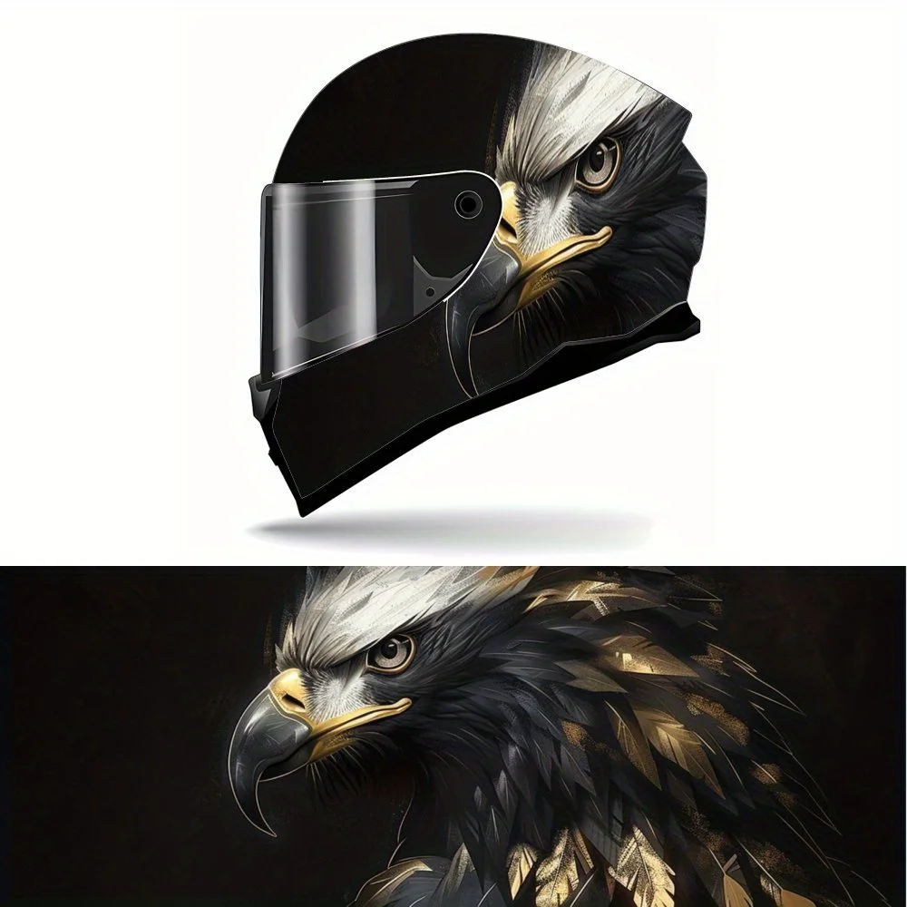 Black Eagle Trim Anti-scratch, Self-adhesive and Waterproof Full Helmet Set Stickers, Motorcycle Helmets, Racing Cars, Graphic S
Black Eagle Trim Anti-scratch, Self-adhesive and Waterproof Full Helmet Set Stickers, Motorcycle Helmets, Racing Cars, Graphic S