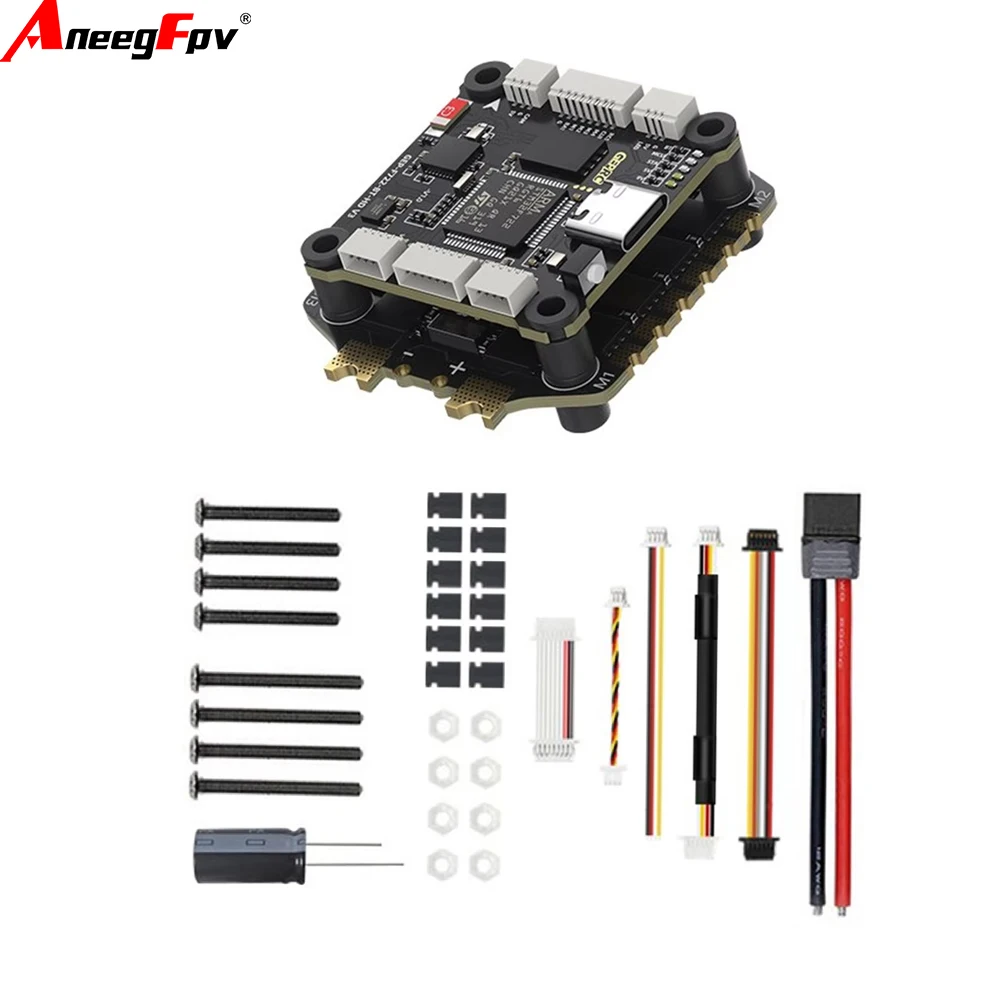 Электронный стек GEPRC TAKER F722 BT 32-бит 50А / F722 BT 8-бит 60А/65А для радиоуправляемых самолетов, аксессуары с полетным контроллером F722-BT-HD V3
Электронный стек GEPRC TAKER F722 BT 32-бит 50А / F722 BT 8-бит 60А/65А для радиоуправляемых самолетов, аксессуары с полетным контроллером F722-BT-HD V3