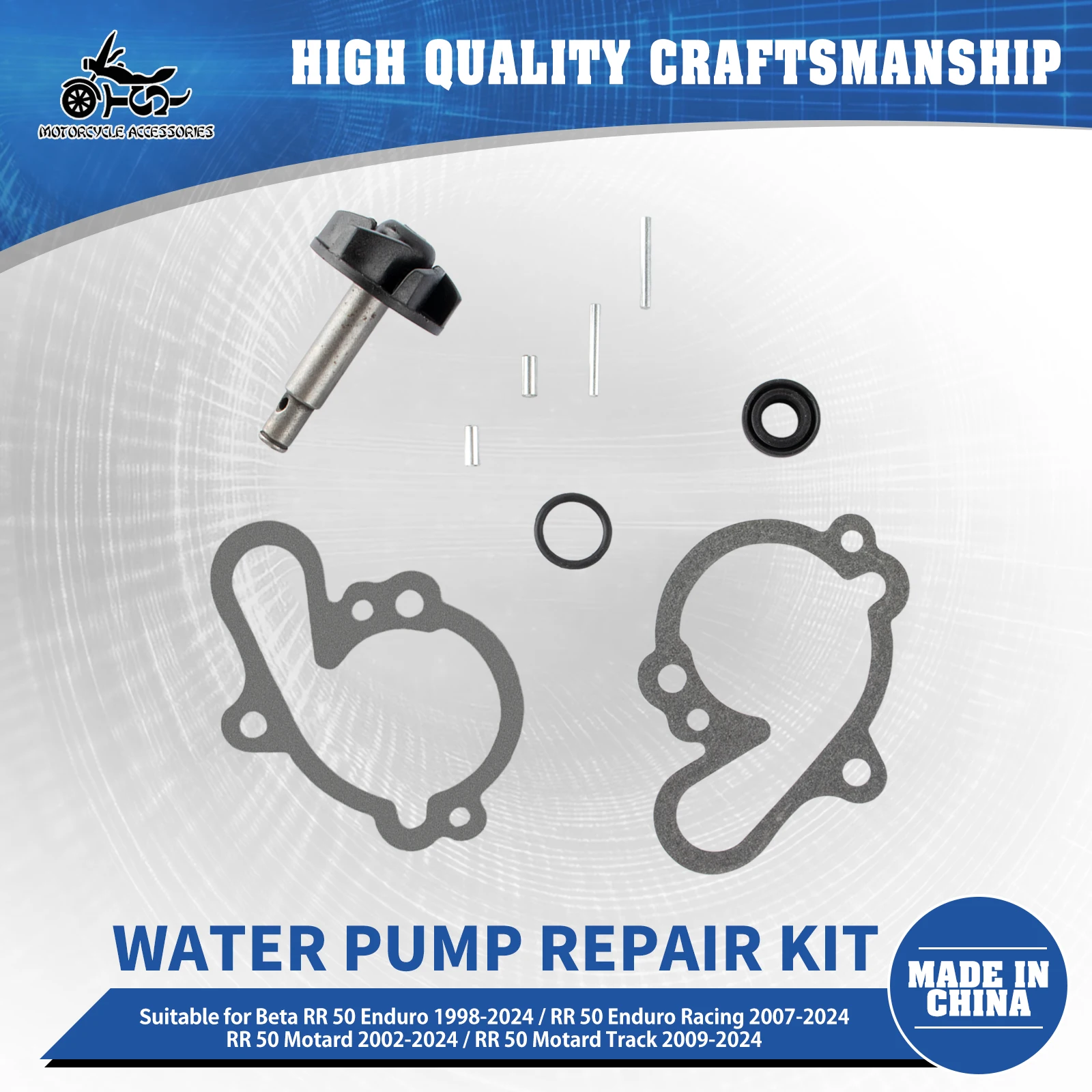 SJ Motorcycle Accessories Water Pump Repair Kit For Beta RK RR Supermotard 50cc AM6 2T 100110080
SJ Motorcycle Accessories Water Pump Repair Kit For Beta RK RR Supermotard 50cc AM6 2T 100110080
