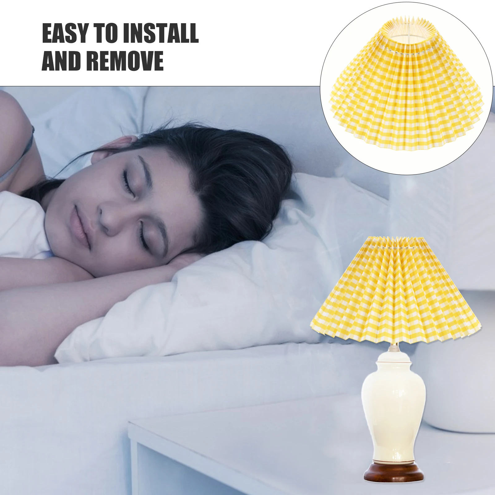 Creative Lamp Shade Accessories Cloth Fabric Lampshade Decorative Yellow Small Light Cover Replacement Home Bedroom Living Room
Creative Lamp Shade Accessories Cloth Fabric Lampshade Decorative Yellow Small Light Cover Replacement Home Bedroom Living Room