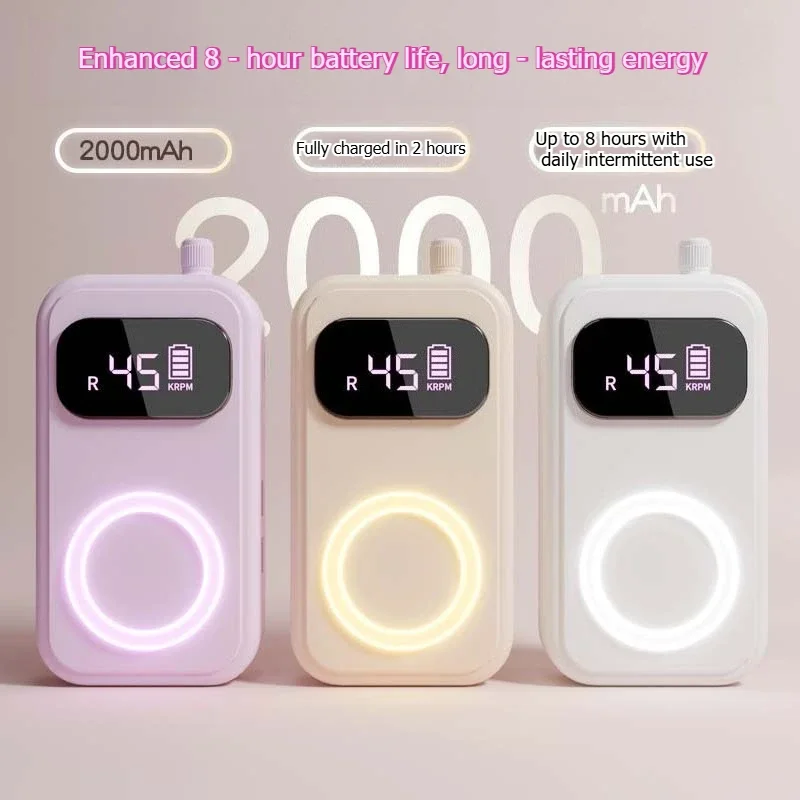 1Set New Arrival! Portable Nail Drill with Breathing Light, 45000 RPM, Suitable for Nail Grinding & Jewelry Polishing
1Set New Arrival! Portable Nail Drill with Breathing Light, 45000 RPM, Suitable for Nail Grinding & Jewelry Polishing