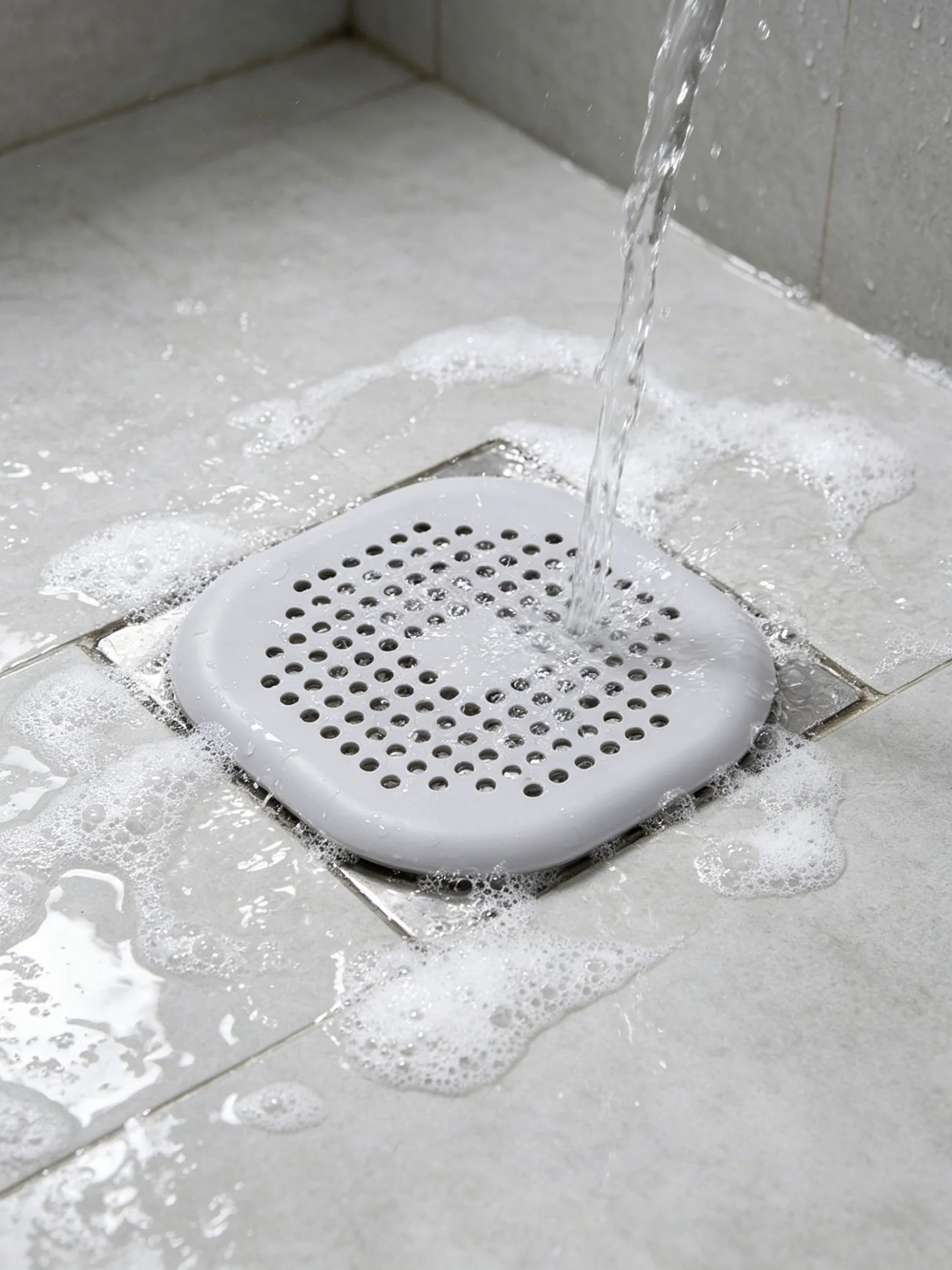 Square Silicone Drain Cover Sticker, Bathroom Sewer Hair Stopper Filter Mat, Household Anti Clog Floor Drain Protector
Square Silicone Drain Cover Sticker, Bathroom Sewer Hair Stopper Filter Mat, Household Anti Clog Floor Drain Protector