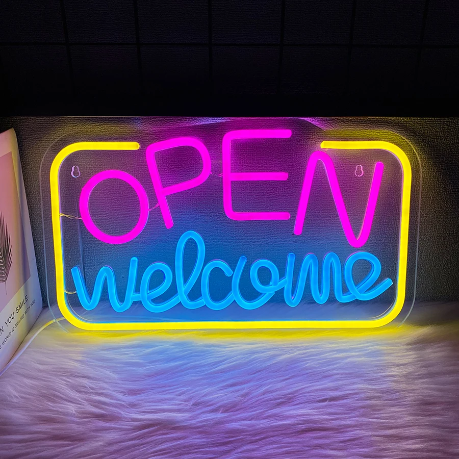 Open Welcome Neon Sign, Letter Led Sign Acrylic Wall Lamp, Used For Bar Business, Shop, Club Business Decor, Usb Power Supply.
Open Welcome Neon Sign, Letter Led Sign Acrylic Wall Lamp, Used For Bar Business, Shop, Club Business Decor, Usb Power Supply.