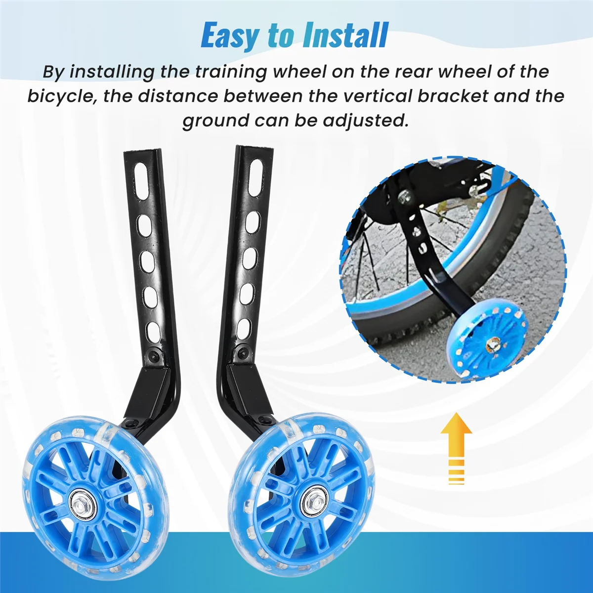 Kids Wheels for 20 Inch Bike Wheels with Stabilizers Mounted Kit-ABMW
Kids Wheels for 20 Inch Bike Wheels with Stabilizers Mounted Kit-ABMW