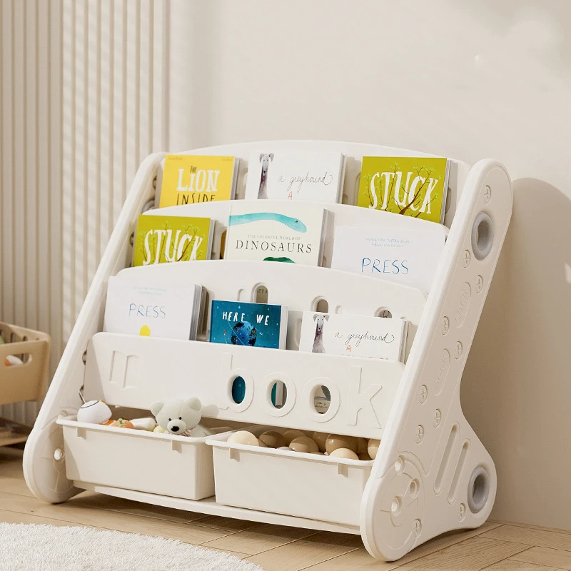 Children's Bookshelf Home Bedroom Children's Picture Books Toy Storage Cabinet Snacks Sundries Organizer Rack Floor Standing
Children's Bookshelf Home Bedroom Children's Picture Books Toy Storage Cabinet Snacks Sundries Organizer Rack Floor Standing