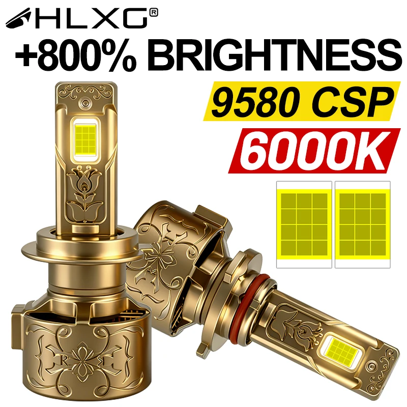 H7 LED Car Headlight Bulbs Canbus 6000K 5C H4 H1 H8 H9 H11 9005 HB3 9006 HB4 9012 HIR2 Car Lights 24PCS 9580 CSP CHIPS Fog Lamps
H7 LED Car Headlight Bulbs Canbus 6000K 5C H4 H1 H8 H9 H11 9005 HB3 9006 HB4 9012 HIR2 Car Lights 24PCS 9580 CSP CHIPS Fog Lamps