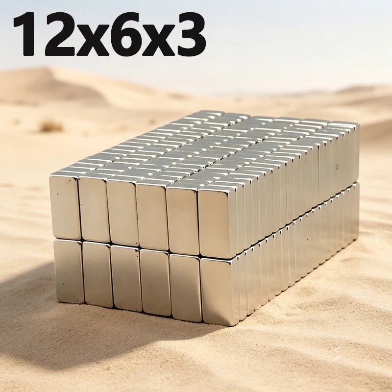 10-100pcs 12x6x3mm Magnet N35 NdfeB Permanent Magnetic Imanes Square Shape Strong Neodymium Magnet 12*6*3mm Accessory
10-100pcs 12x6x3mm Magnet N35 NdfeB Permanent Magnetic Imanes Square Shape Strong Neodymium Magnet 12*6*3mm Accessory
