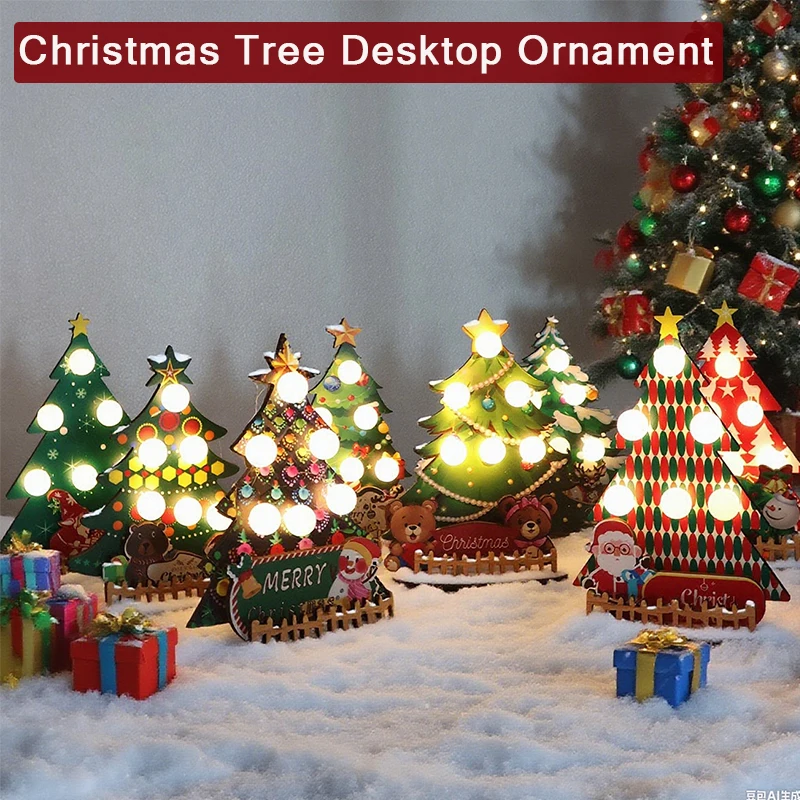 New 1pc Christmas Tree Desktop Ornament with LED Lights Festive Home Decor for Holiday Season,Perfect Christmas Gift크리스마스 트리 장식품
New 1pc Christmas Tree Desktop Ornament with LED Lights Festive Home Decor for Holiday Season,Perfect Christmas Gift크리스마스 트리 장식품