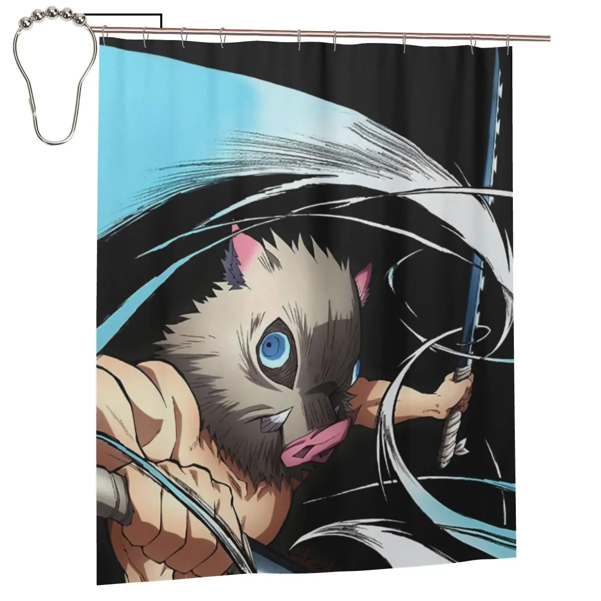 Занавеска для душа Demon Slayer Kimetsu No Yaiba для ванной комнаты, эстетическое украшение комнаты
Занавеска для душа Demon Slayer Kimetsu No Yaiba для ванной комнаты, эстетическое украшение комнаты