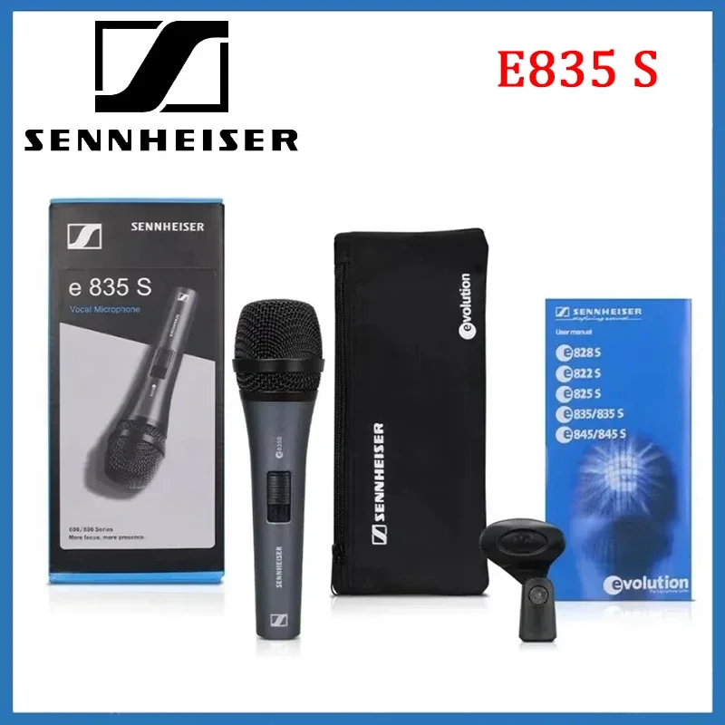 Профессиональный динамический микрофон Sennheiser E835S с петличной диаграммой направленности, проводной, для вокала, ручной, для сцены и пения
Профессиональный динамический микрофон Sennheiser E835S с петличной диаграммой направленности, проводной, для вокала, ручной, для сцены и пения