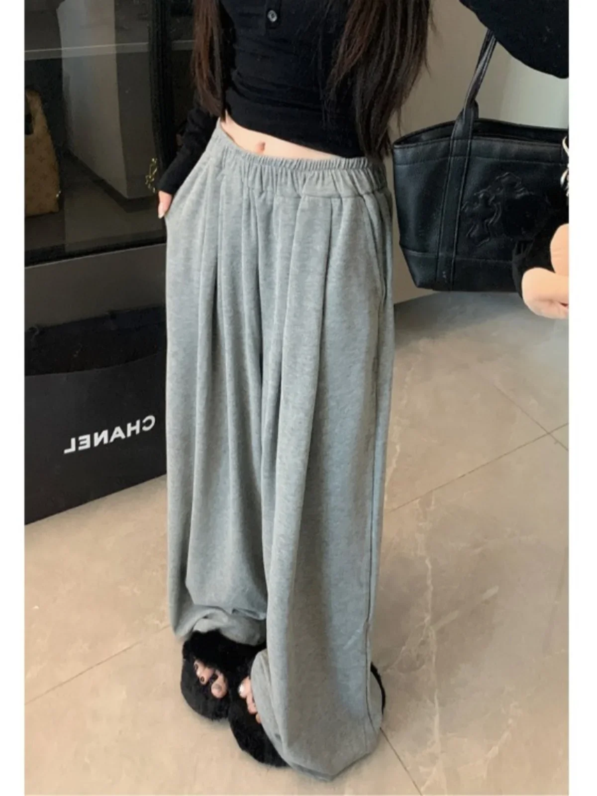 Wide-Leg Yamamoto Casual Pants Women Autumn 2024 New Loose Slimming High Waist Drape Mop Long Pants women pants
Wide-Leg Yamamoto Casual Pants Women Autumn 2024 New Loose Slimming High Waist Drape Mop Long Pants women pants