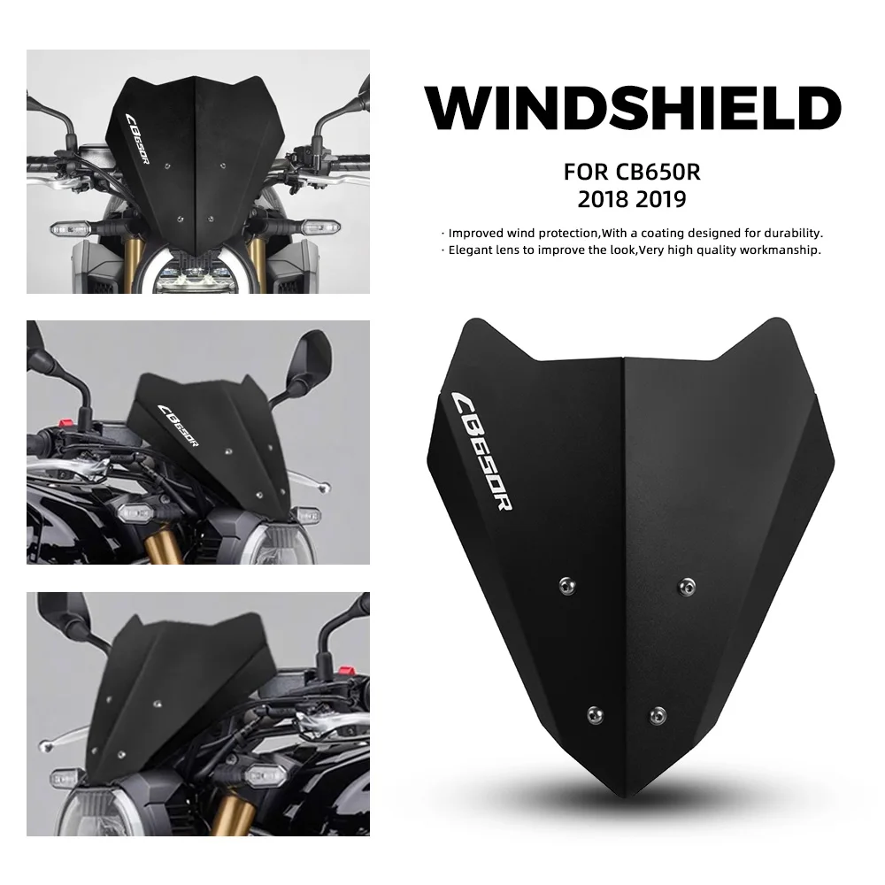 For HONDA CB650R CB 650R 2018 2019 2020 2021 2022 2023 Motorcycle Aluminum CNC Windshield Wind Deflector Viser VIsor WindScreen
For HONDA CB650R CB 650R 2018 2019 2020 2021 2022 2023 Motorcycle Aluminum CNC Windshield Wind Deflector Viser VIsor WindScreen