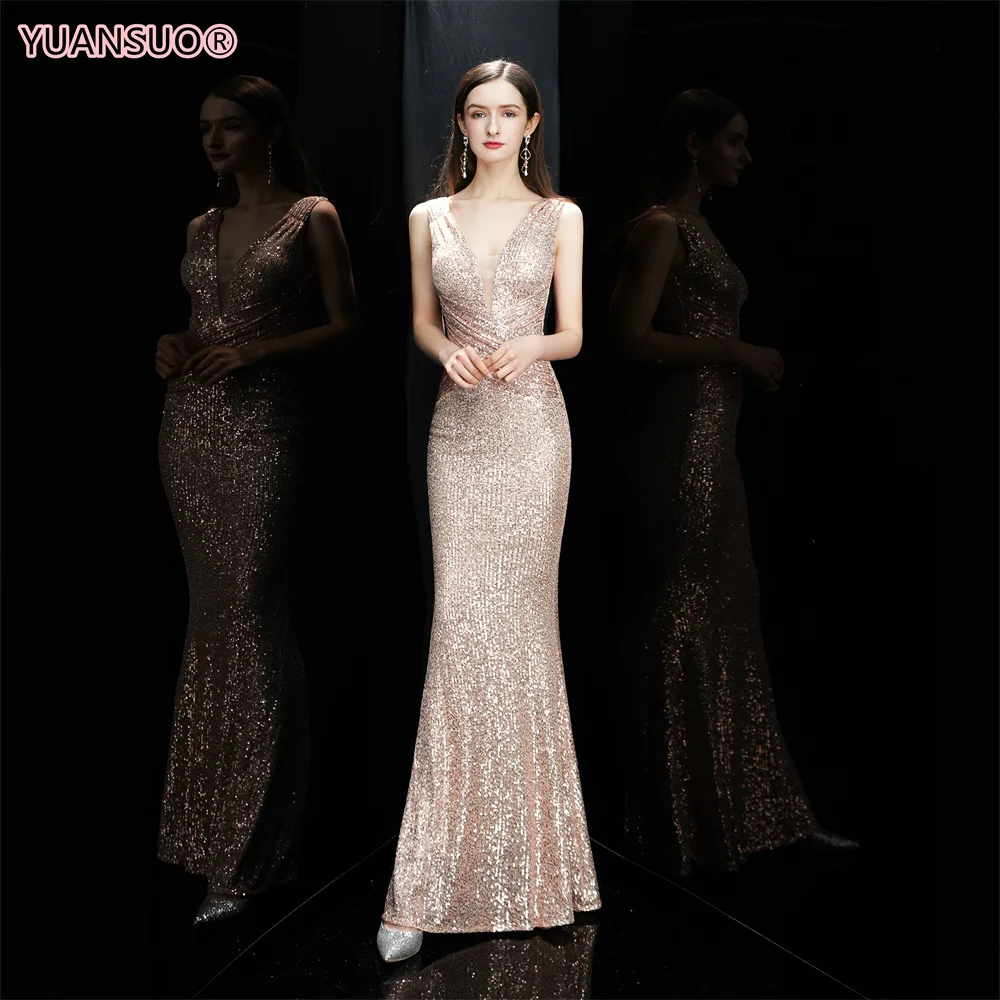 Champagne Gold Elegant V Neck Sequin Evening Dress Long 2026 New Women Mermaid Formal Dress Party Gown Bodycon Maxi Prom Dress
Champagne Gold Elegant V Neck Sequin Evening Dress Long 2026 New Women Mermaid Formal Dress Party Gown Bodycon Maxi Prom Dress