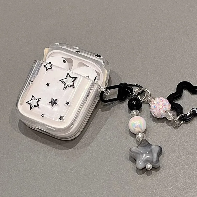 Ins Transparent Stars Case For Airpods 1 2 3 4 Bluetooth Earphone Protective Cases with Pendant For AirPods Pro 2 Soft Cover
Ins Transparent Stars Case For Airpods 1 2 3 4 Bluetooth Earphone Protective Cases with Pendant For AirPods Pro 2 Soft Cover