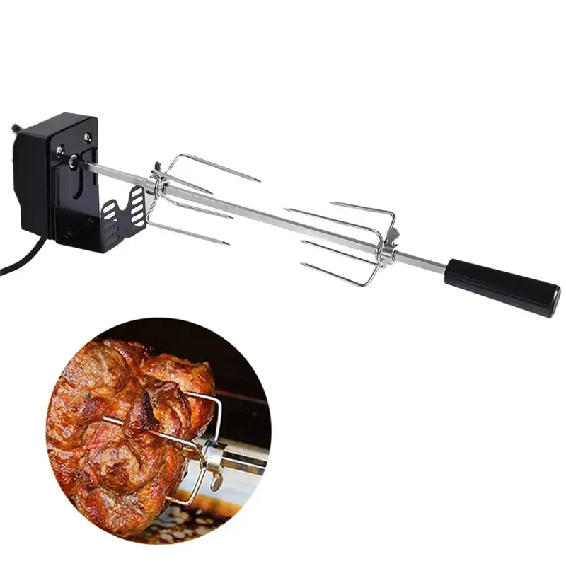 Rotisserie Kit Stainless Steel Automatic BBQ Grill Rotisserie Set With Motor Grilling Hot Dog Chicken Steak-AC08
Rotisserie Kit Stainless Steel Automatic BBQ Grill Rotisserie Set With Motor Grilling Hot Dog Chicken Steak-AC08