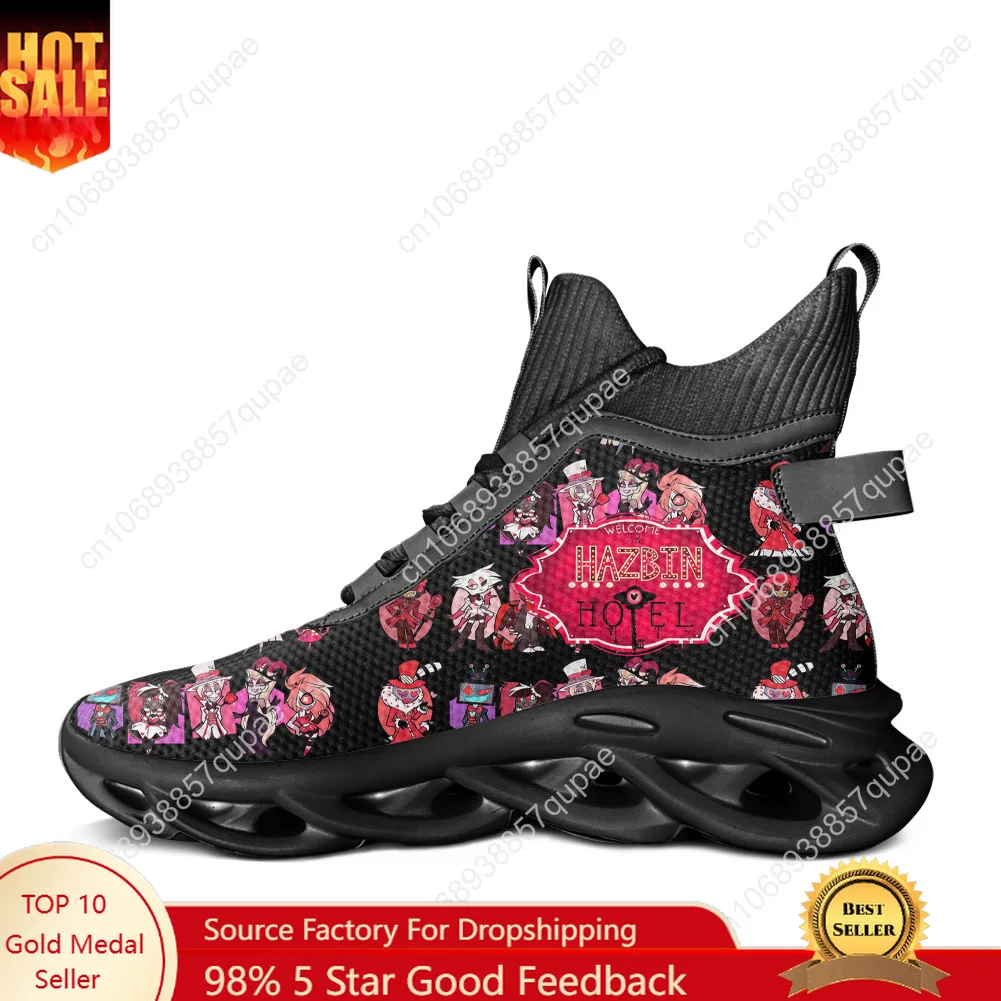 H-Hazbin Hotel High Top Sneakers Cartoon Anime Men Women Teenager Sports Shoes Running Sneaker Lace Up Mesh Footwear Custom Shoe
H-Hazbin Hotel High Top Sneakers Cartoon Anime Men Women Teenager Sports Shoes Running Sneaker Lace Up Mesh Footwear Custom Shoe