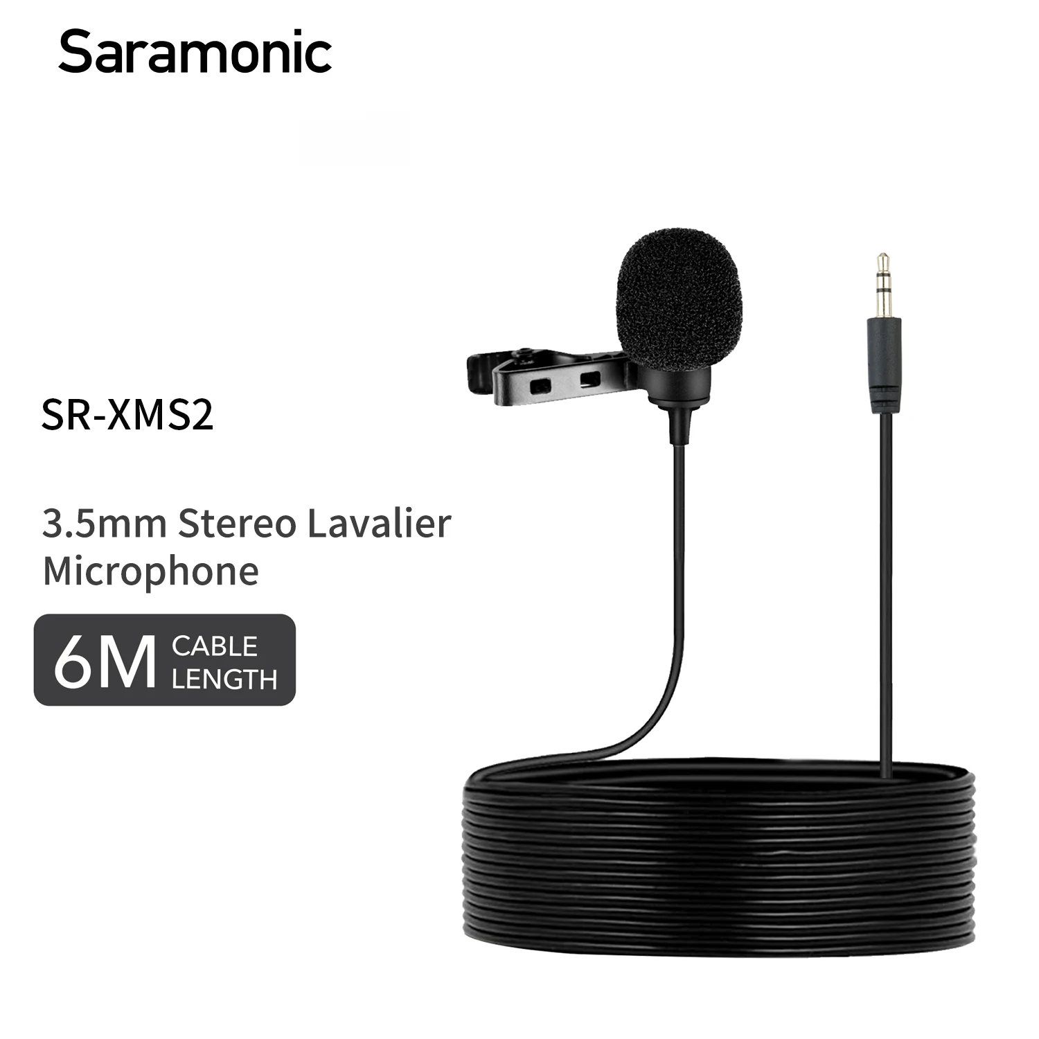 Saramonic SR-XMS2 Broadcast-quality Stereo Lavalier Microphone with DSLR camera camcorder recorder Saramonic devices
Saramonic SR-XMS2 Broadcast-quality Stereo Lavalier Microphone with DSLR camera camcorder recorder Saramonic devices