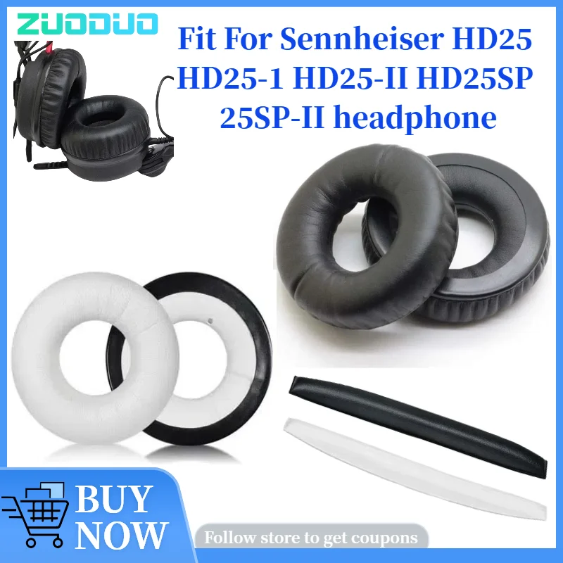Protein Leather Earpads Cushions for Sennheiser HD25 HD25-1 HD25-II HD25SP 25SP-II Headphones, Replacement Ear Pads Headset
Protein Leather Earpads Cushions for Sennheiser HD25 HD25-1 HD25-II HD25SP 25SP-II Headphones, Replacement Ear Pads Headset