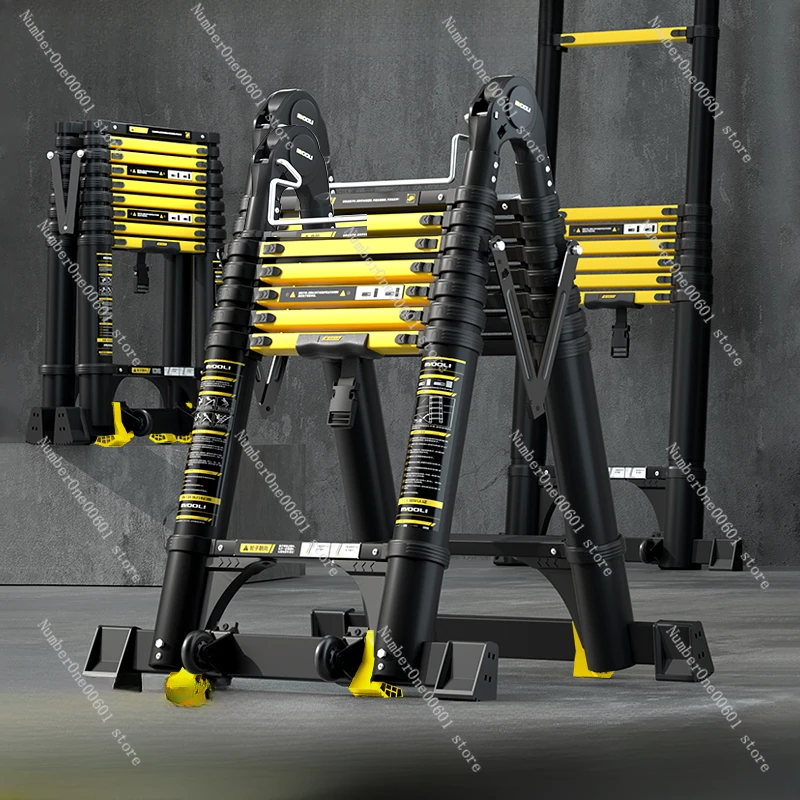 New Herringbone Telescopic Ladder Aluminum Alloy Thickened Engineering Folding Multifunctional Portable Lifting Floor Ladder
New Herringbone Telescopic Ladder Aluminum Alloy Thickened Engineering Folding Multifunctional Portable Lifting Floor Ladder