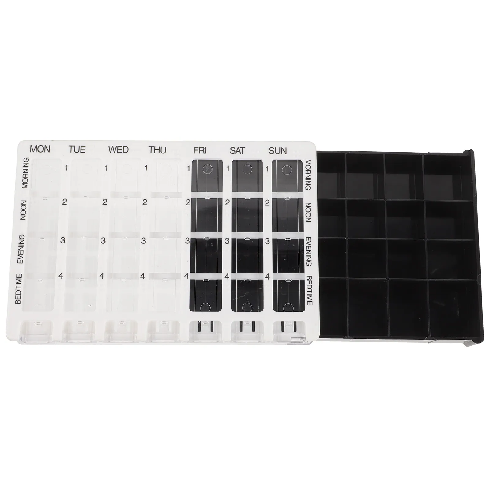 1Pcs Weekly Pill Organizer 28 Grid Storage Container Portable Travel Medicine Holder Transparent Medicine Storage Box
1Pcs Weekly Pill Organizer 28 Grid Storage Container Portable Travel Medicine Holder Transparent Medicine Storage Box