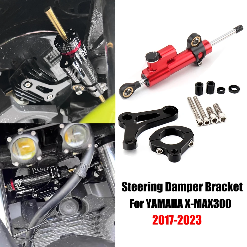 Motorcycle Accessories Steering Damper Mounting Bracket Black For YAMAHA X-MAX300 XMAX300 X-MAX 300 XMAX 300 xmax300 2017-2023
Motorcycle Accessories Steering Damper Mounting Bracket Black For YAMAHA X-MAX300 XMAX300 X-MAX 300 XMAX 300 xmax300 2017-2023
