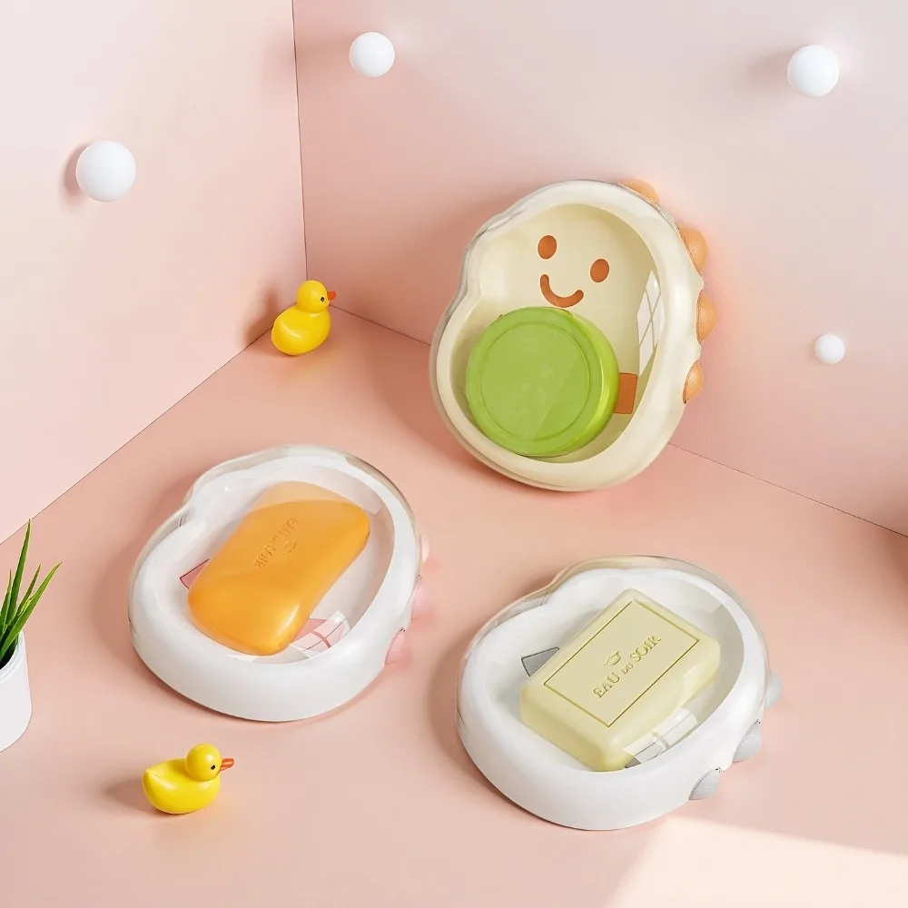 Cute Happy Cartoon Soap Dish with Lid Double Layer Drain Holder Bathroom Kitchen Plastic Storage Box for Students Home Dorm 1pc
Cute Happy Cartoon Soap Dish with Lid Double Layer Drain Holder Bathroom Kitchen Plastic Storage Box for Students Home Dorm 1pc