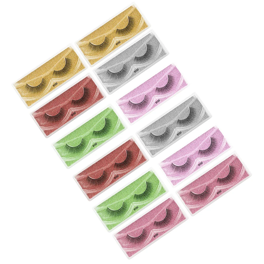 12 Pairs False Eyelashes Set Premium Material Comfortable Suitable Party Wedding Photo Night Daily Artificial Lashes Easy Long
12 Pairs False Eyelashes Set Premium Material Comfortable Suitable Party Wedding Photo Night Daily Artificial Lashes Easy Long