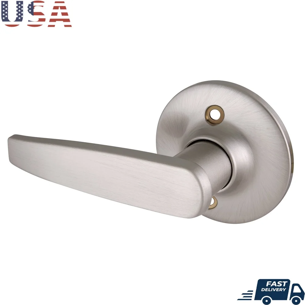 Satin Nickel Dummy Door Handle Hall Closet Left Right Hand Doors ANSI Grade-3 Certified Easy Installation Universal Fit
Satin Nickel Dummy Door Handle Hall Closet Left Right Hand Doors ANSI Grade-3 Certified Easy Installation Universal Fit