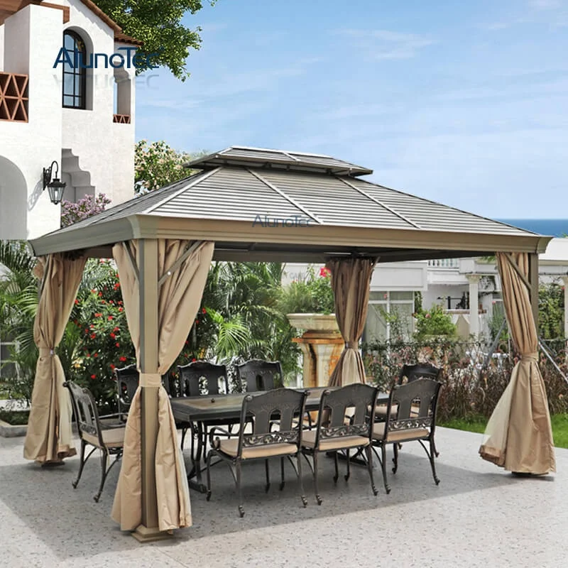 Freestanding Waterproof Aluminum Pavilion Patio Gazebos Pergola Polycarbonate Roof Sunroom Green House Gazebo
Freestanding Waterproof Aluminum Pavilion Patio Gazebos Pergola Polycarbonate Roof Sunroom Green House Gazebo