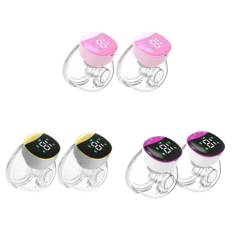 Portable Electric Breast Pump Silent Wearable Automatic Milker LCD Display USB Rechargable Hands-Free Baby Breastfeeding accesso
Portable Electric Breast Pump Silent Wearable Automatic Milker LCD Display USB Rechargable Hands-Free Baby Breastfeeding accesso