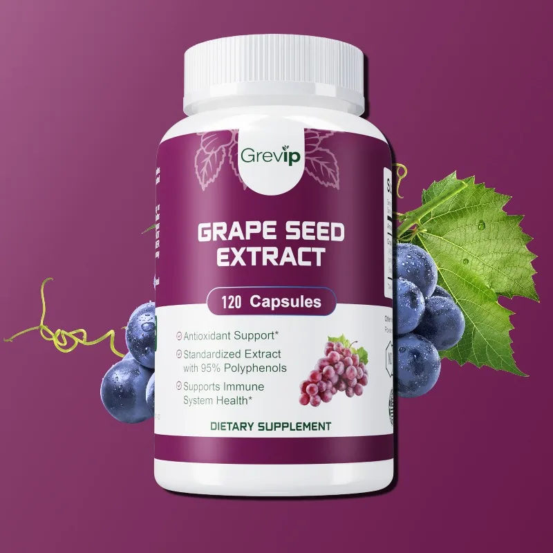 Grape Seed Extract -Antioxidant,Reduce Wrinkles,Brighten Skin Tone,Support Heart Health and Internal Circulation,Boosts Immunity
Grape Seed Extract -Antioxidant,Reduce Wrinkles,Brighten Skin Tone,Support Heart Health and Internal Circulation,Boosts Immunity
