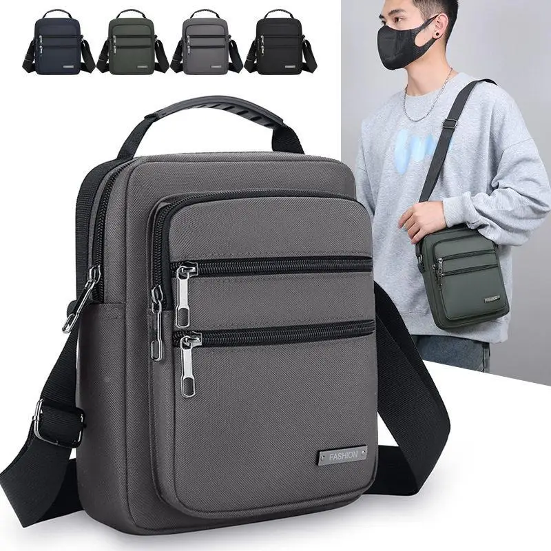 New 2026 Men's Outdoor Casual Handheld Bag Simple Single Shoulder Bag Multi-layer Storage Lightweight Commuting Polyester
New 2026 Men's Outdoor Casual Handheld Bag Simple Single Shoulder Bag Multi-layer Storage Lightweight Commuting Polyester