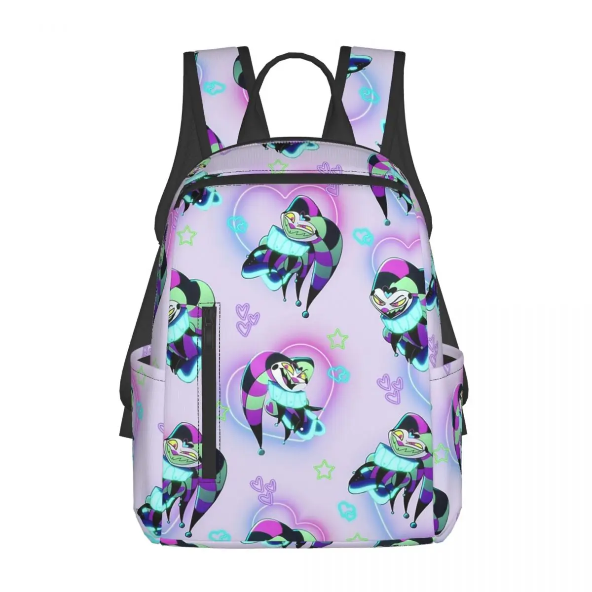Fizzarolli Fizz Neon Hearts And Stars Helluva Boss Backpack Daypack Large Capacity Children BookBag School Bag Shoulder Bags
Fizzarolli Fizz Neon Hearts And Stars Helluva Boss Backpack Daypack Large Capacity Children BookBag School Bag Shoulder Bags