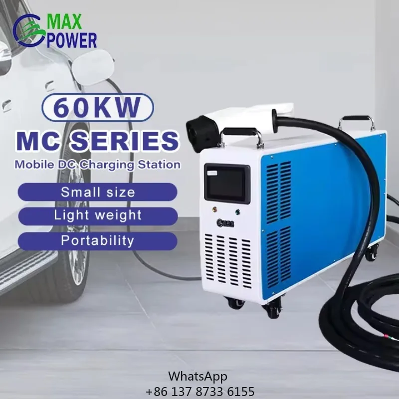 Manufacturers Wholesale CCS2 60KW Portable Ev Charger Station DC Mobile Fast Charger For Electric Car
Manufacturers Wholesale CCS2 60KW Portable Ev Charger Station DC Mobile Fast Charger For Electric Car