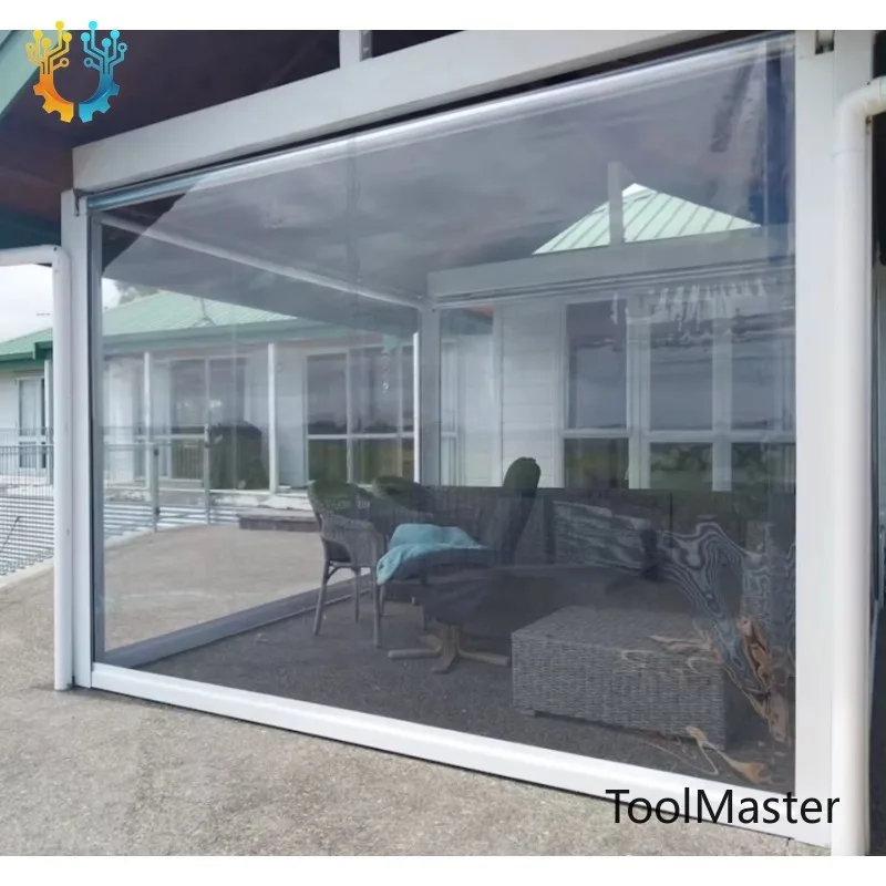 【2026】Wholesale Price Windproof Waterproof Transparent PVC Clear Outdoor Roller Blinds Roller Shades For Pergola Garage Terrace
【2026】Wholesale Price Windproof Waterproof Transparent PVC Clear Outdoor Roller Blinds Roller Shades For Pergola Garage Terrace
