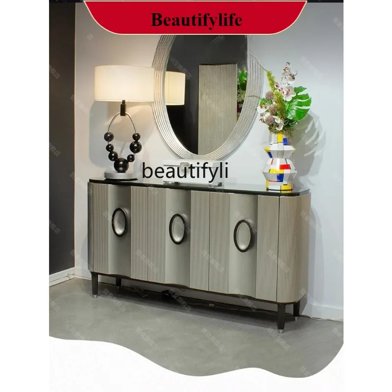 G1218 Sideboard Cabinet Living Room Floor-standing Decorative Storage Cabinet Modern Solid Wood Carved Organizer Entrance Cabine
G1218 Sideboard Cabinet Living Room Floor-standing Decorative Storage Cabinet Modern Solid Wood Carved Organizer Entrance Cabine