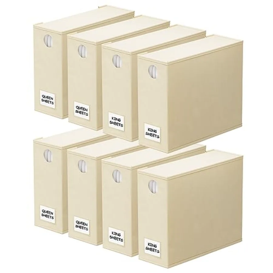 Bed Sheet Organizers and Storage Foldable Sheet Organizer for Linen Closet Sheets Set Folder Keeper with Window XL Queen and Ki
Bed Sheet Organizers and Storage Foldable Sheet Organizer for Linen Closet Sheets Set Folder Keeper with Window XL Queen and Ki