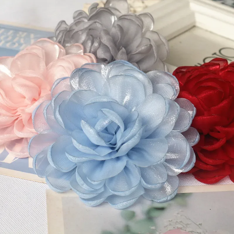 10PCS 10CM 3D Organza Chiffon Gauze Burnt Edge Fabric Artificial Rose Flower Wedding Dress Neck Decoration DIY Sewing Applique
10PCS 10CM 3D Organza Chiffon Gauze Burnt Edge Fabric Artificial Rose Flower Wedding Dress Neck Decoration DIY Sewing Applique