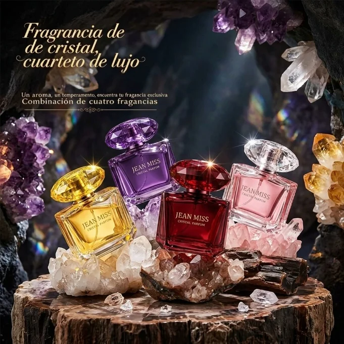 Crystal Cap EDP Women Perfume, Fresh Floral Fruity Long Lasting Scent, Clear Glass Bottle Fragrance for Daily Date Holiday Gift
Crystal Cap EDP Women Perfume, Fresh Floral Fruity Long Lasting Scent, Clear Glass Bottle Fragrance for Daily Date Holiday Gift