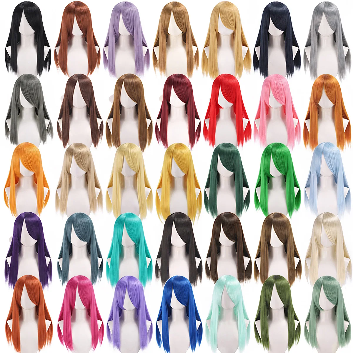 Synthetic Cosplay Anime Wig High Temperature Fiber Rose Color 60CM Thick Long Straight Curly Hair Wigs Costume Party
Synthetic Cosplay Anime Wig High Temperature Fiber Rose Color 60CM Thick Long Straight Curly Hair Wigs Costume Party