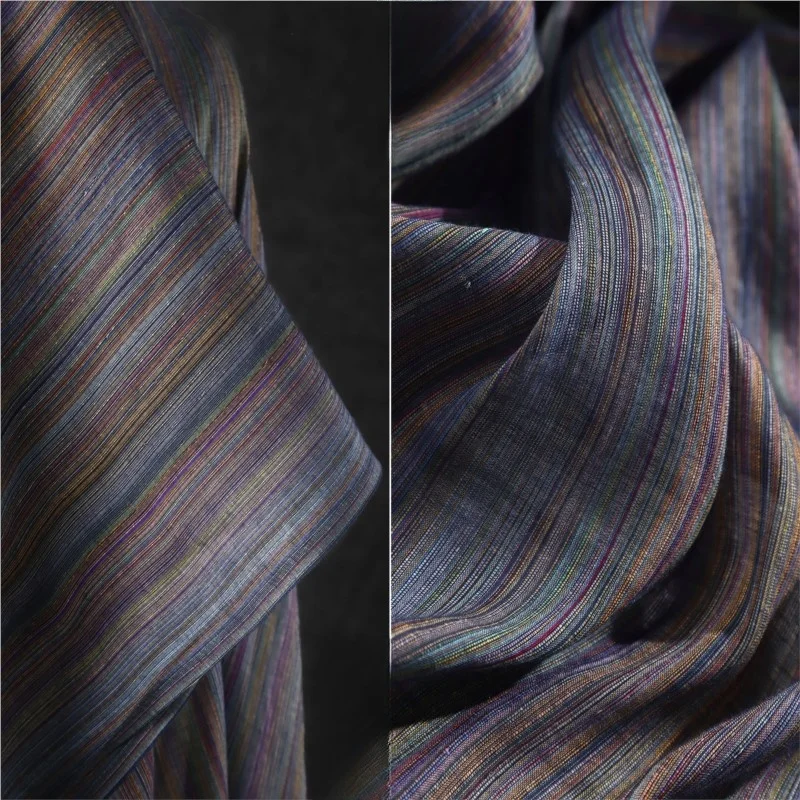 colored woven striped cotton and linen fabric artistic shirt dress ethnic costume designer fabric
colored woven striped cotton and linen fabric artistic shirt dress ethnic costume designer fabric