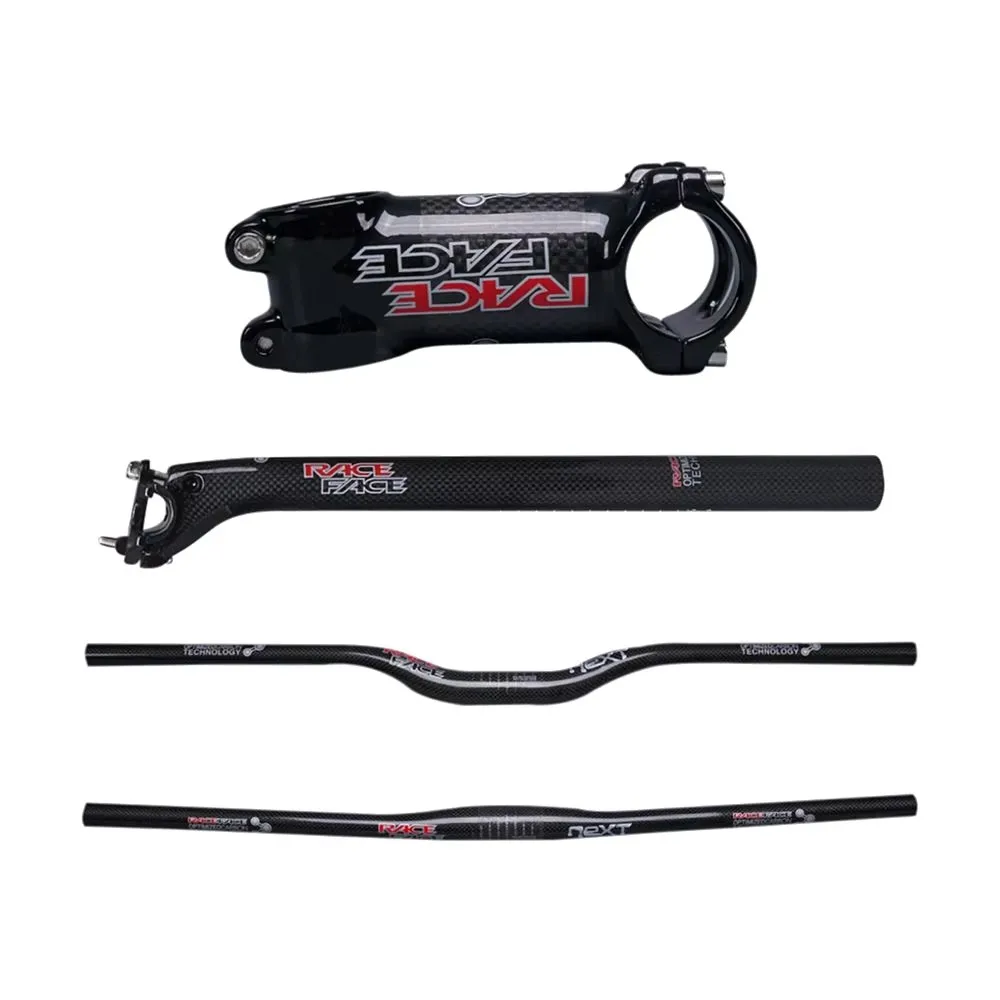 Race Face Next Glossy 3K Carbon Fiber Bike MTB Handlebar Sets Mountian Bicycle Handlebar Stem Seatpost
Race Face Next Glossy 3K Carbon Fiber Bike MTB Handlebar Sets Mountian Bicycle Handlebar Stem Seatpost
