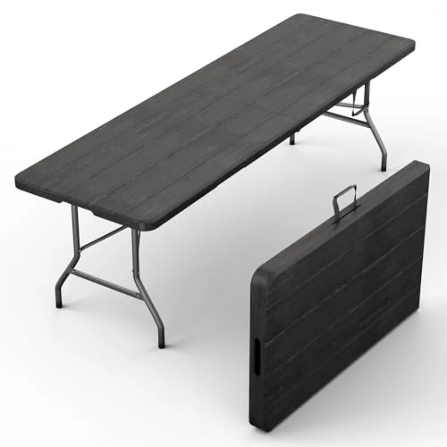 8 Feet Foldable Table with Built-in Handle Steel Legs Heavy Duty Portable Perfect for Party, Dining, Wedding, Events, Picnic In
8 Feet Foldable Table with Built-in Handle Steel Legs Heavy Duty Portable Perfect for Party, Dining, Wedding, Events, Picnic In