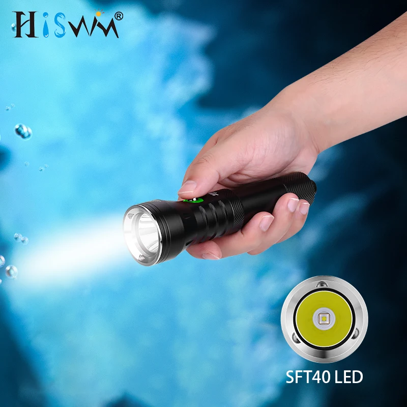 HISWN D260 Professional Scuba Diving Flashlight 2000LM Ultra bright SFT40 LED 21700 rechargeable lamp Intelligent power display
HISWN D260 Professional Scuba Diving Flashlight 2000LM Ultra bright SFT40 LED 21700 rechargeable lamp Intelligent power display