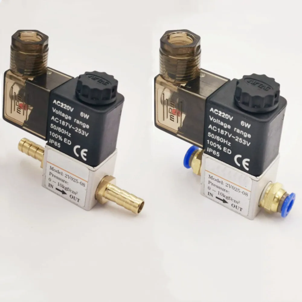 12V 24V 220V Pneumatic Electric Solenoid Valve 2 Position 2 Port Normally Closed Air Magnetic Valve 6mm 8mm Hose Barb Connection
12V 24V 220V Pneumatic Electric Solenoid Valve 2 Position 2 Port Normally Closed Air Magnetic Valve 6mm 8mm Hose Barb Connection