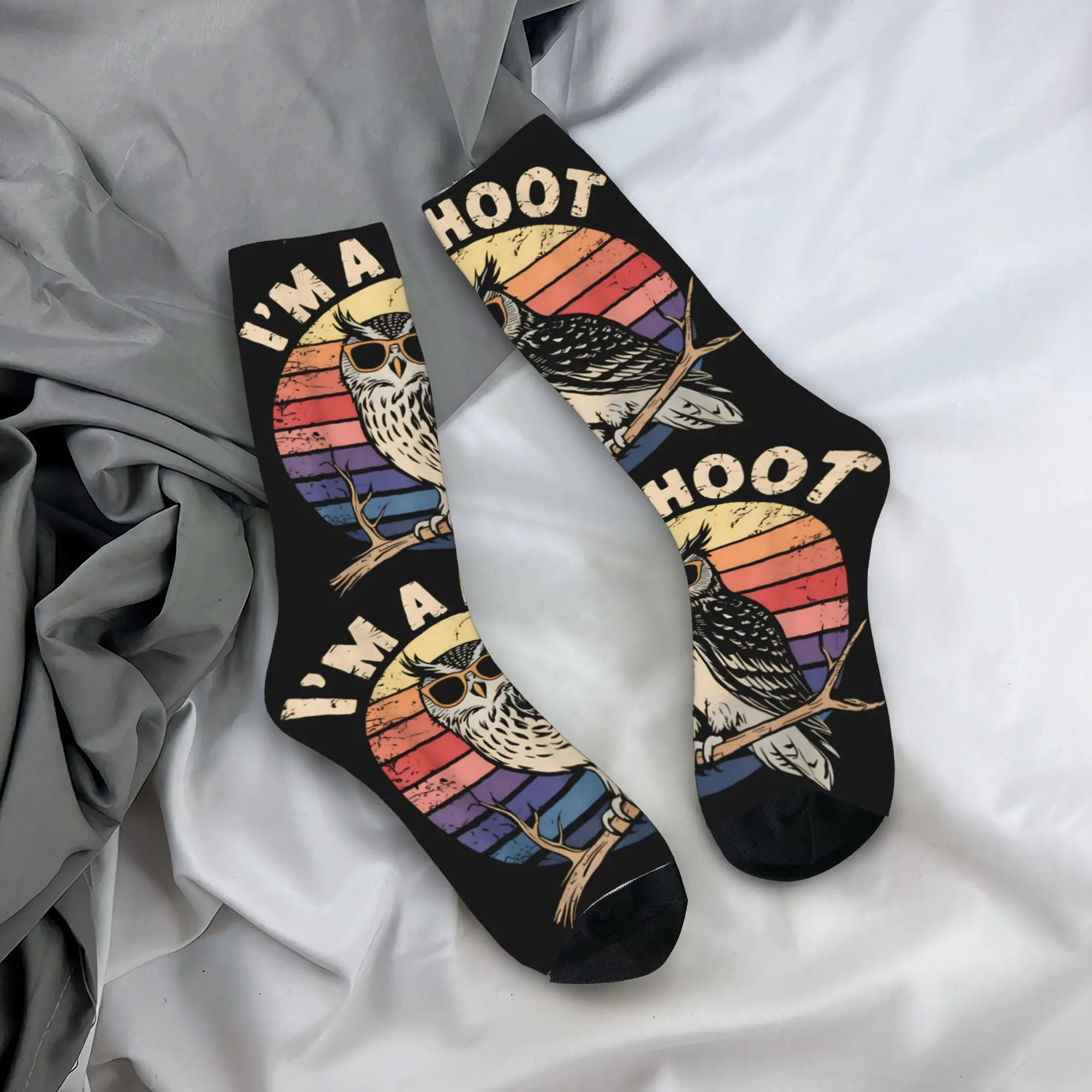 Ретро I'M A Hoot Сова Bird Lover Забавные саркастические жарт-чулки Графические ретро-носки Нескользящие носки Пара мягких дышащих носков
Ретро I'M A Hoot Сова Bird Lover Забавные саркастические жарт-чулки Графические ретро-носки Нескользящие носки Пара мягких дышащих носков