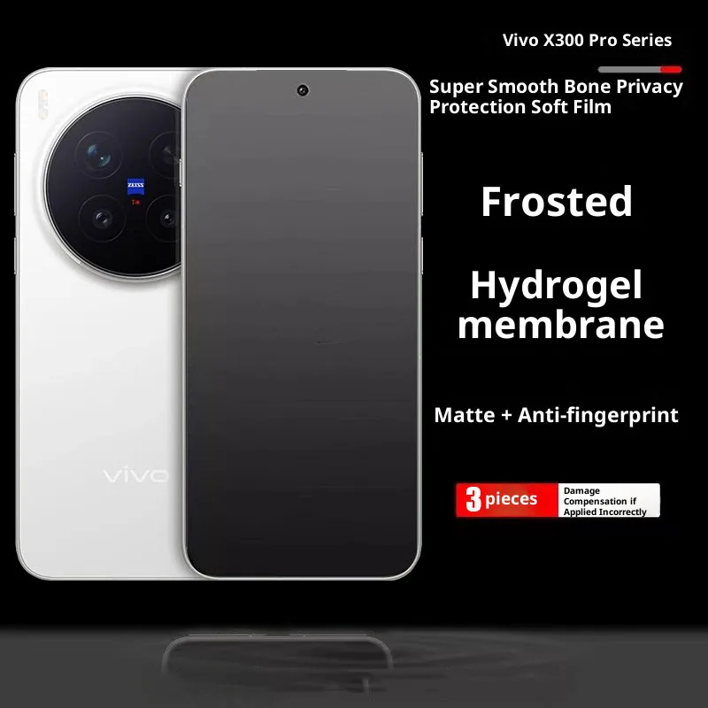 3-1Pcs Full Cover Matte Hydrogel Film For vivo X300 Pro Soft TPU Screen Protector for vivo X300 Pro No Glass
3-1Pcs Full Cover Matte Hydrogel Film For vivo X300 Pro Soft TPU Screen Protector for vivo X300 Pro No Glass