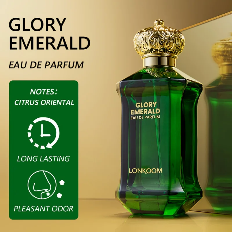 Glory Emerald Eau De Parfum for Men, 3.38oz, Citrus Oriental Scent, Long-Lasting, Pleasant Odor, Aluminum-Free, Alcohol-Based
Glory Emerald Eau De Parfum for Men, 3.38oz, Citrus Oriental Scent, Long-Lasting, Pleasant Odor, Aluminum-Free, Alcohol-Based